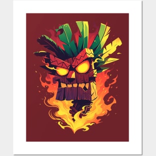 aku aku Posters and Art